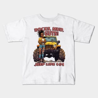 Jeep life 101! Kids T-Shirt